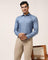 Non Iron Formal Mid Blue Textured Shirt - DOFP31