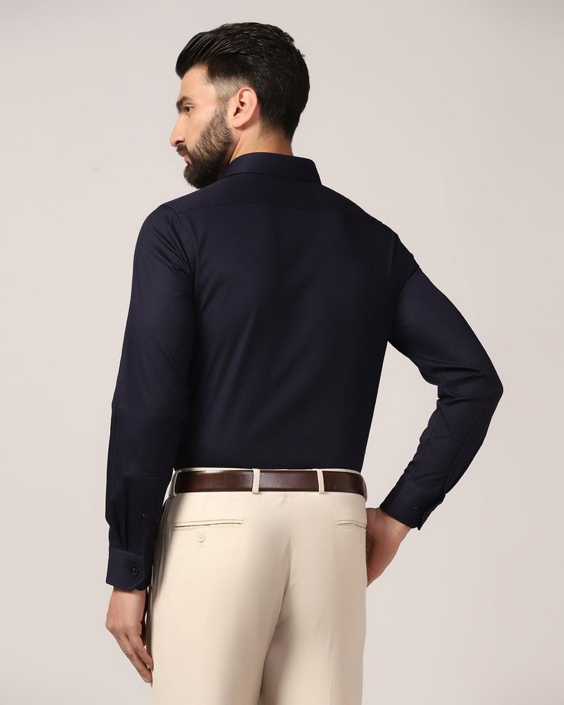 Formal Navy Solid Shirt - Marco