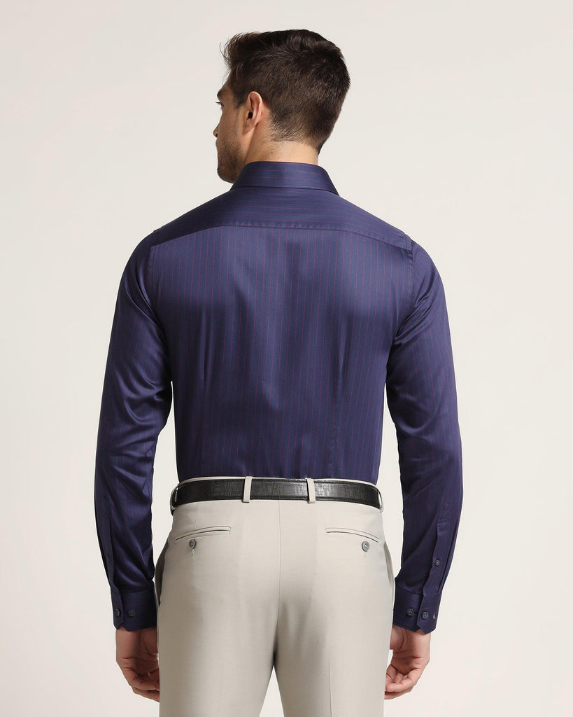 Formal Navy Stripe Shirt - Macon