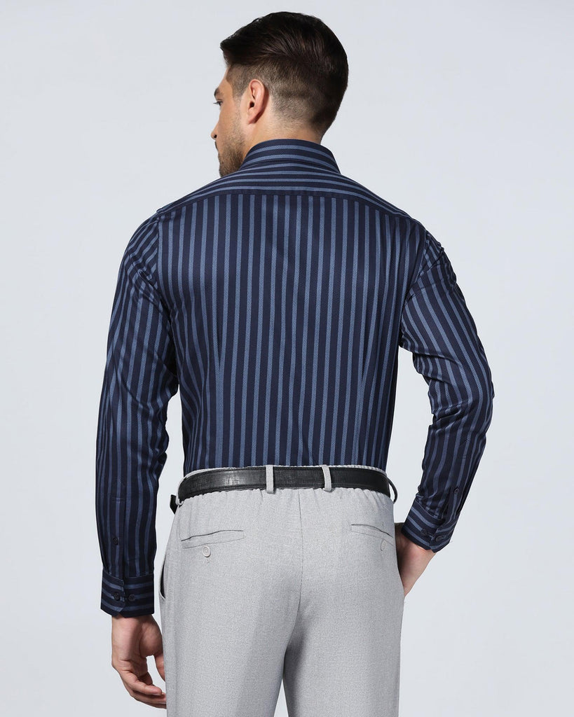 Formal Navy Stripe Shirt - Prism