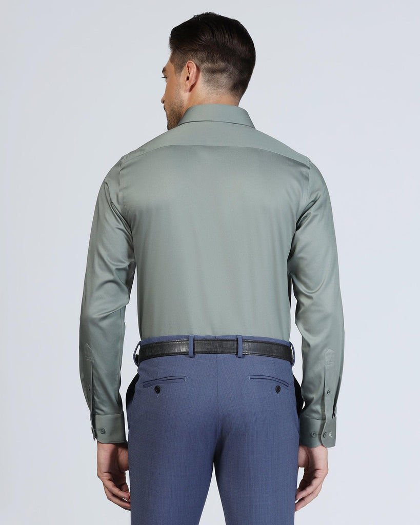 Formal Olive Solid Shirt - Rolf