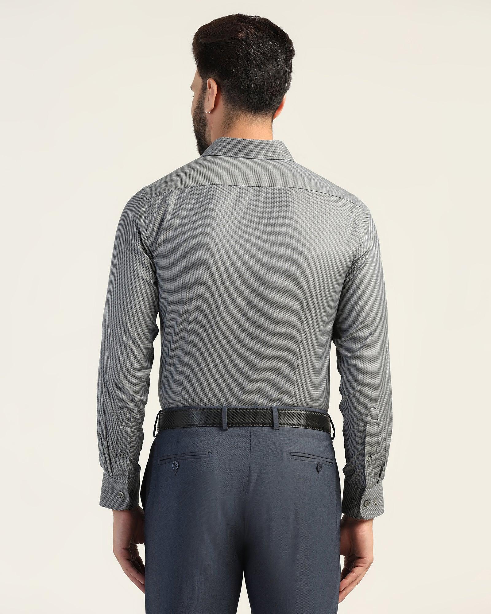 Textured Crease Shirt [Desert 蘇り Gray]