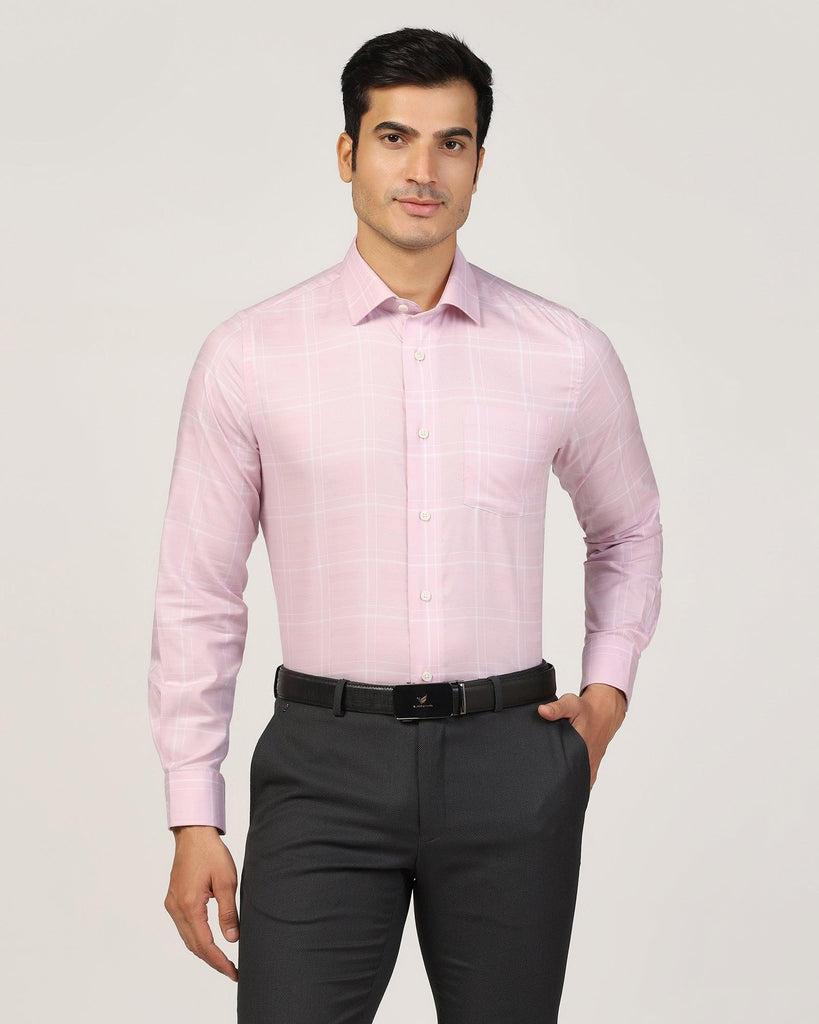 Formal Pink Check Shirt - Jeter