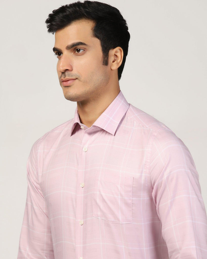 Formal Pink Check Shirt - Jeter