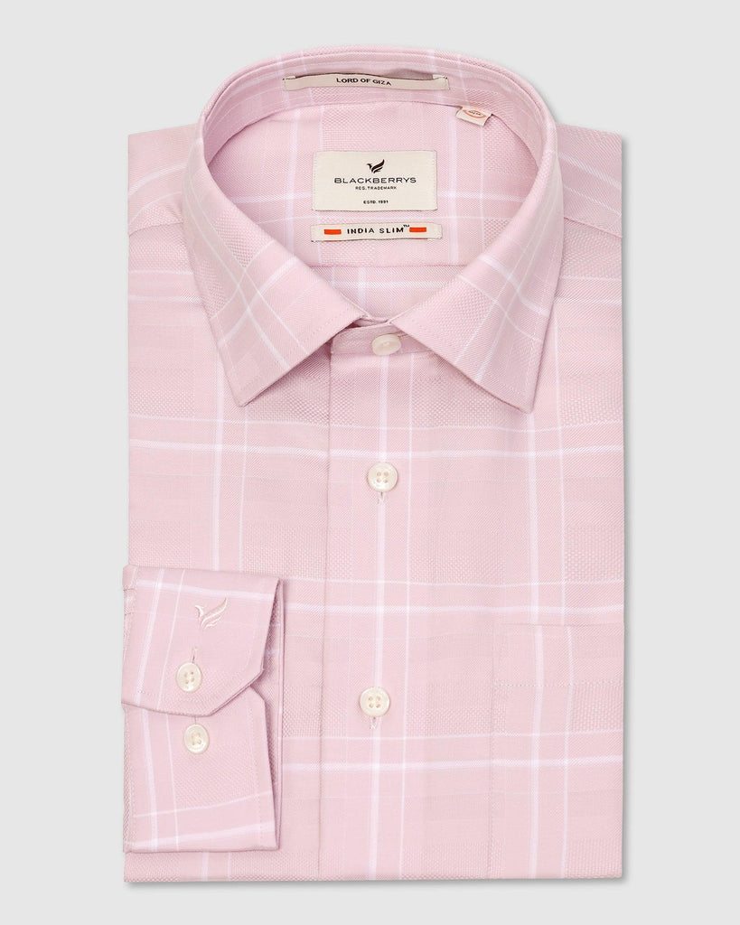 Formal Pink Check Shirt - Jeter