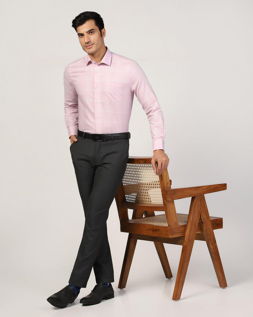 Formal Pink Check Shirt - Jeter