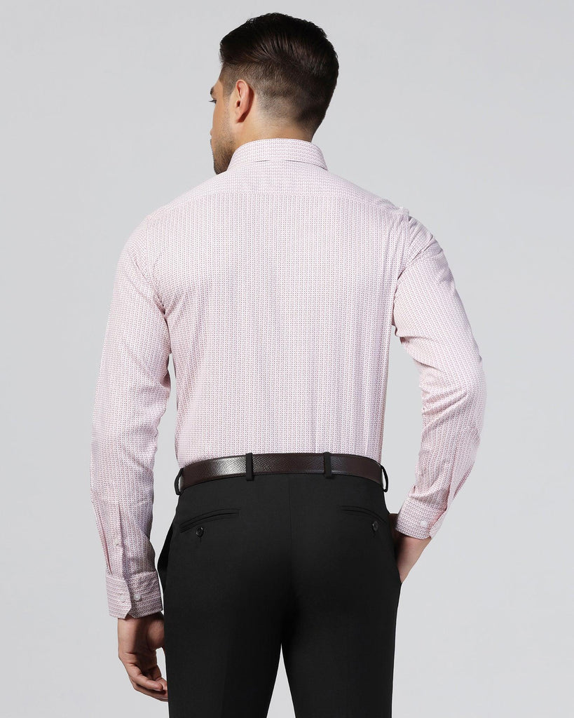 Formal Pink Printed Shirt - Zone