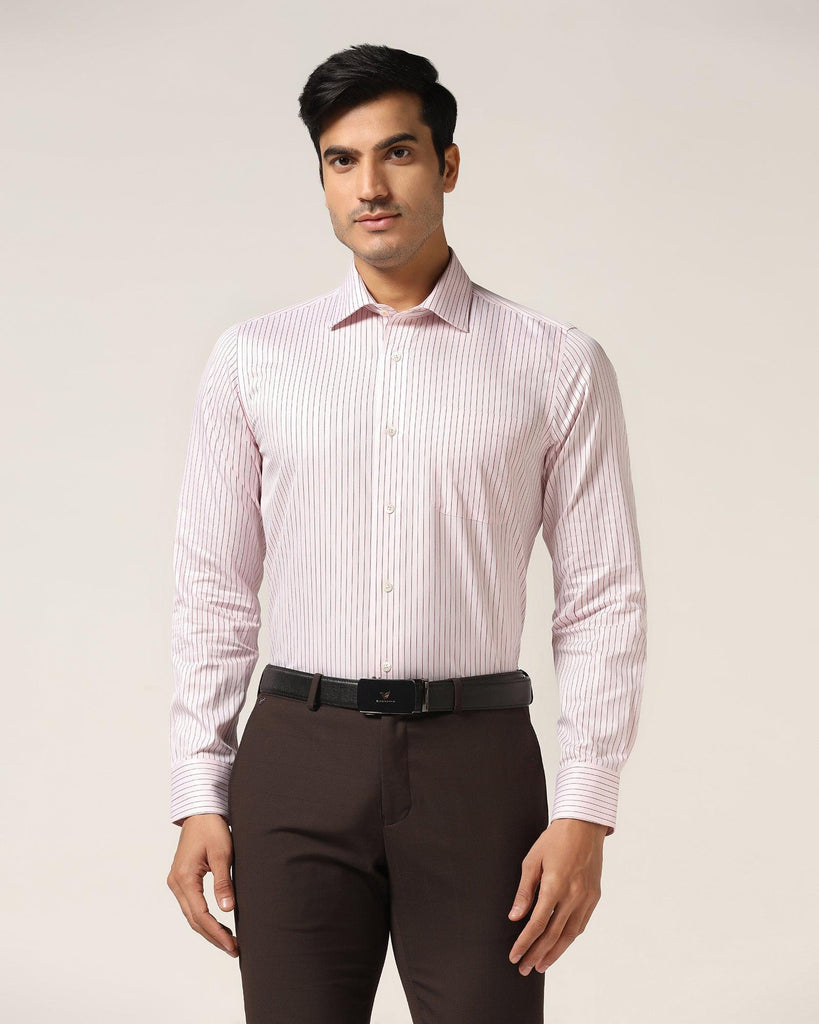 Luxe Formal Pink Stripe Shirt - Avian