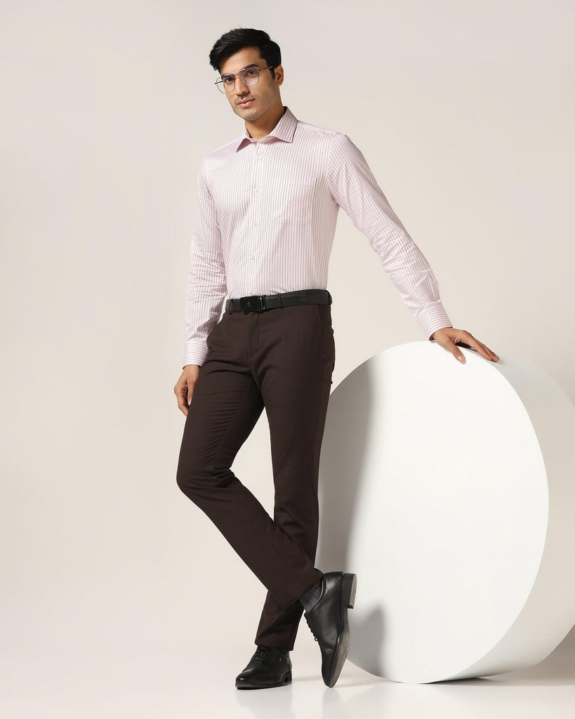 Luxe Formal Pink Stripe Shirt - Avian