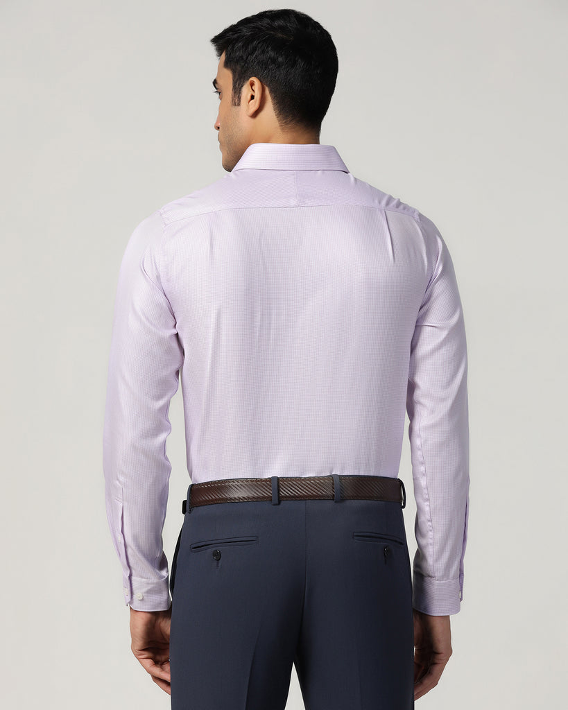 Formal Pink Textured Shirt - Salsa