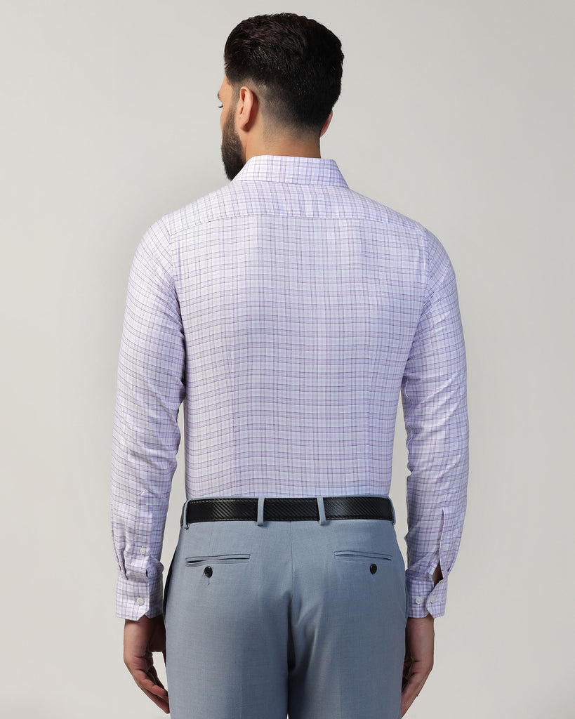 Formal Purple Check Shirt - Blake