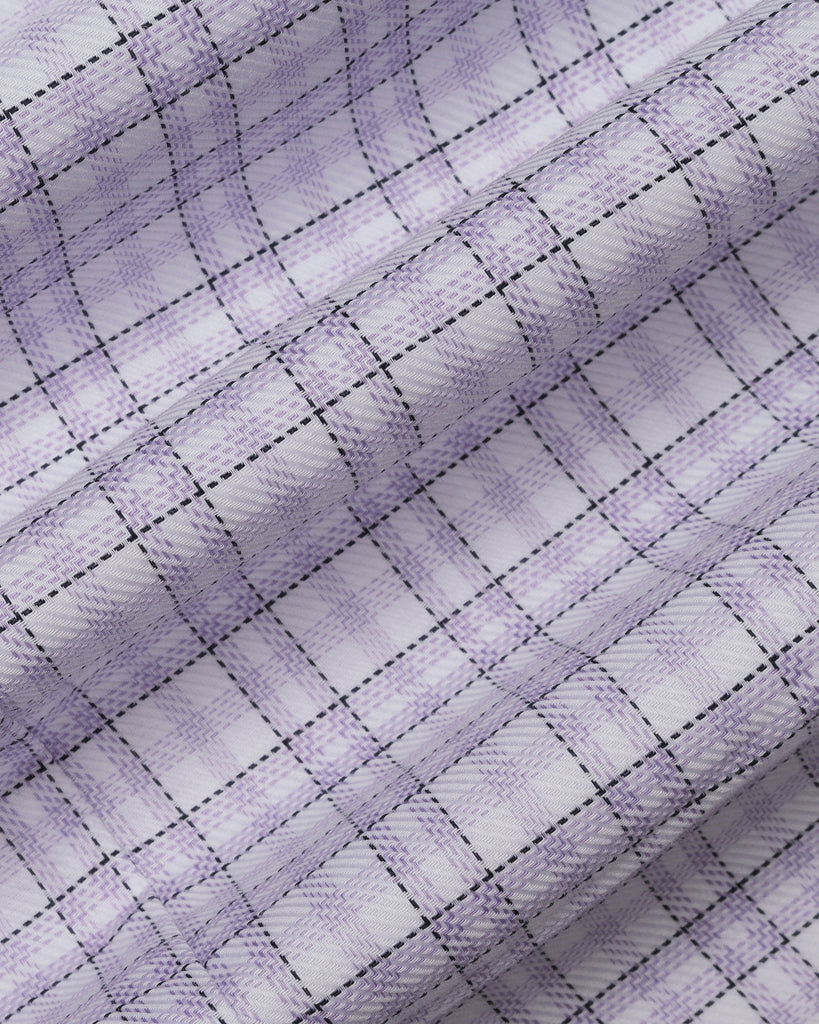 Formal Purple Check Shirt - Blake