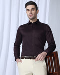 Non Iron Formal Purple Solid Shirt - Georgia