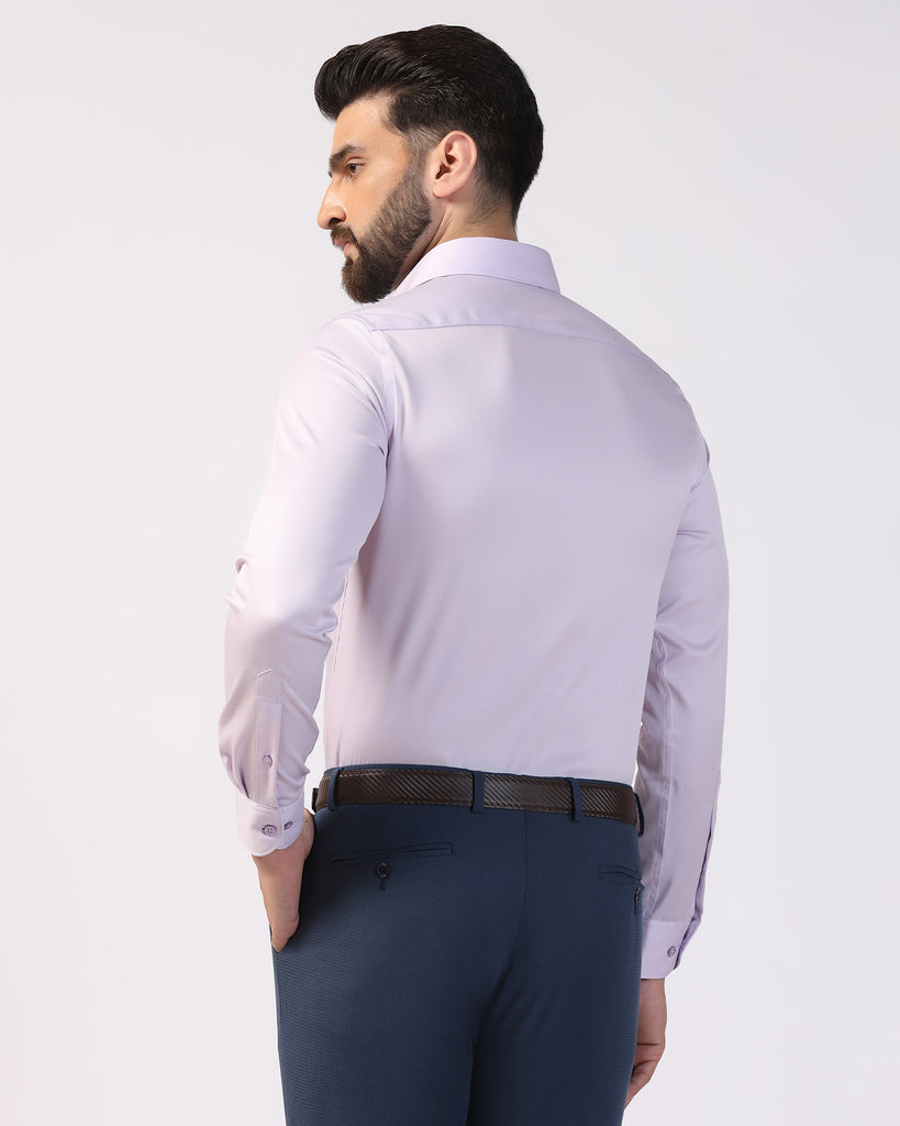 Formal Purple Solid Shirt - Marco