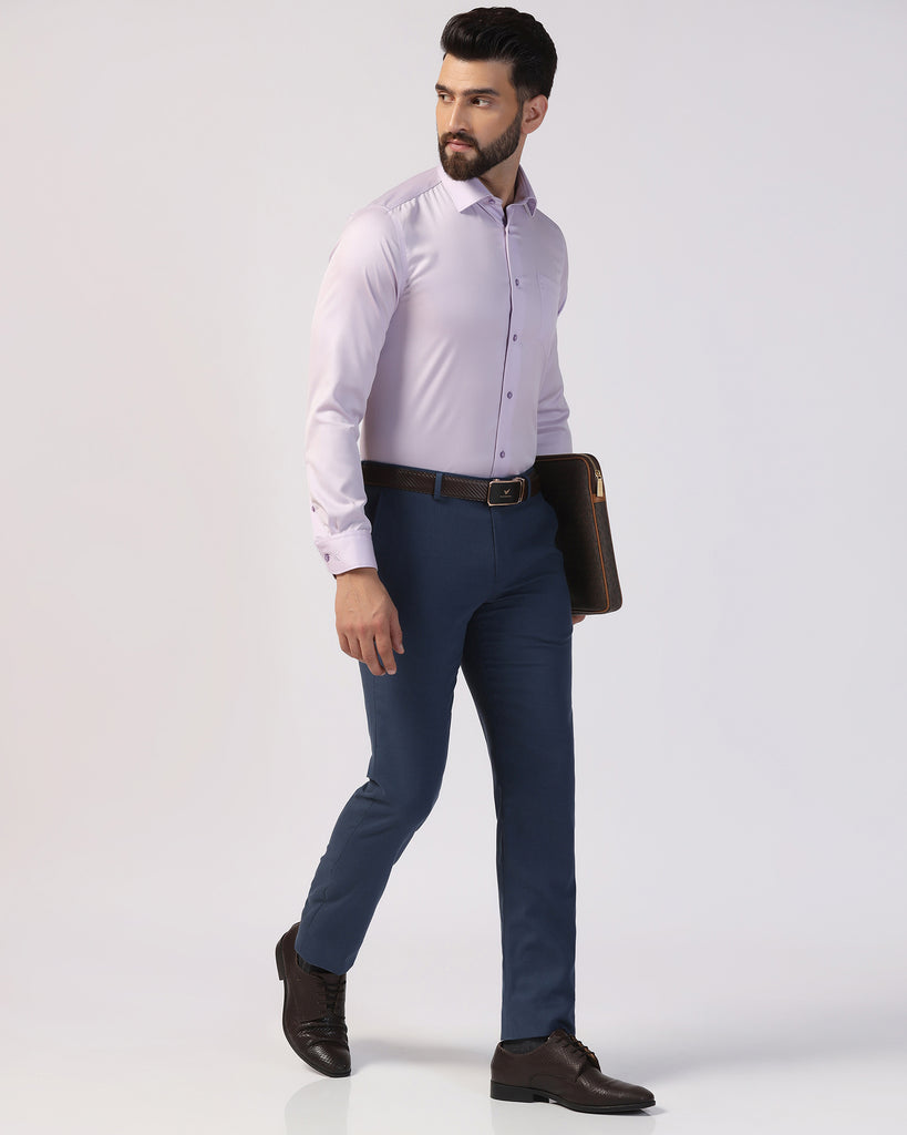 Formal Purple Solid Shirt - Marco