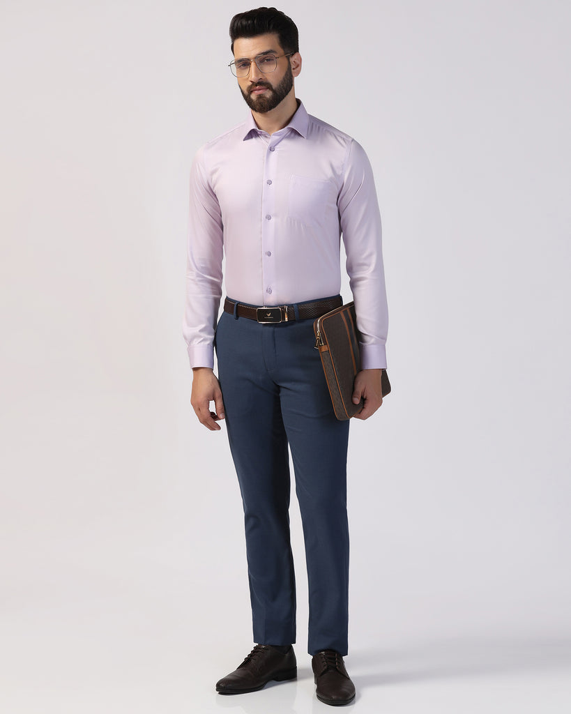 Formal Purple Solid Shirt - Marco