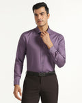 Formal Purple Solid Shirt - Roger