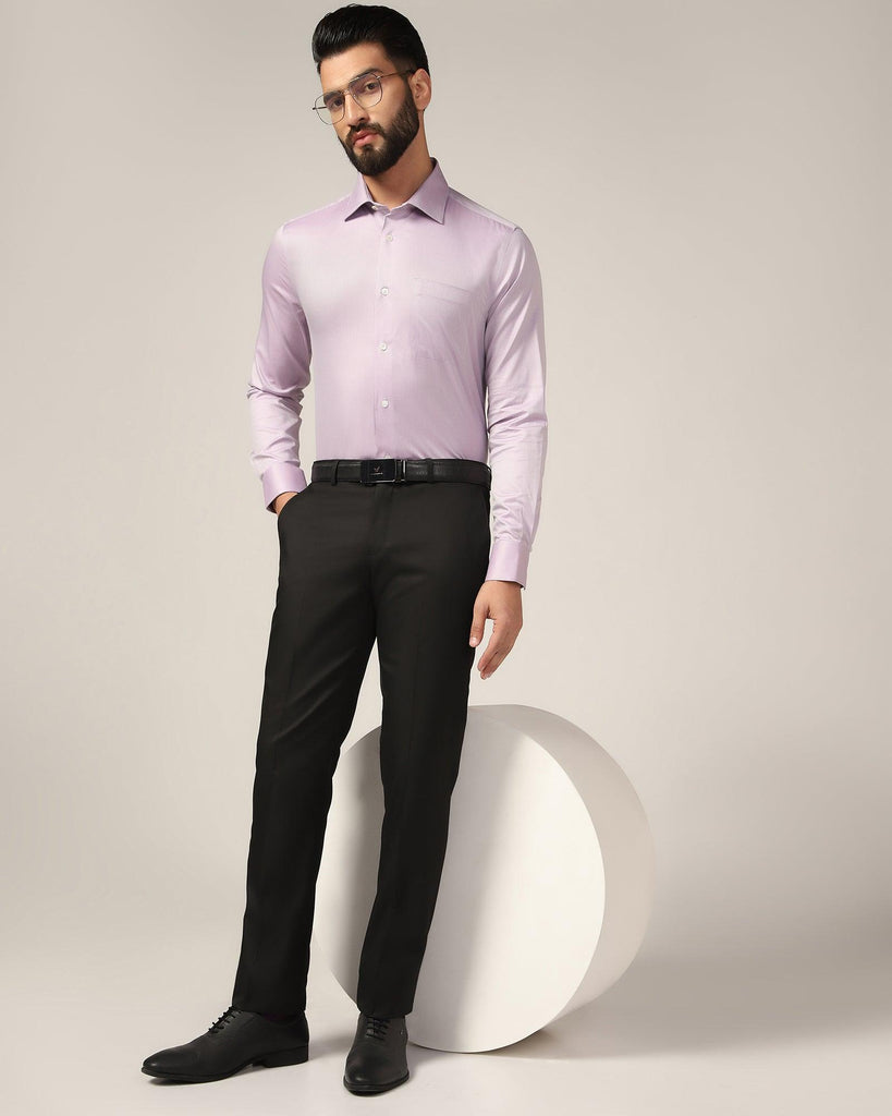 Formal Purple Textured Shirt - Richmond