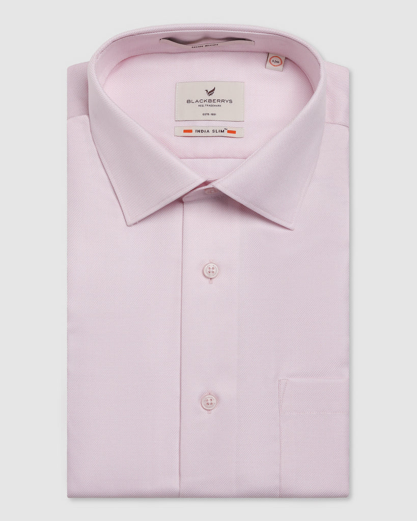 Non Iron Formal Purple Textured Shirt - Seoul