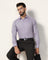 Formal Purple Textured Shirt - Zaiden