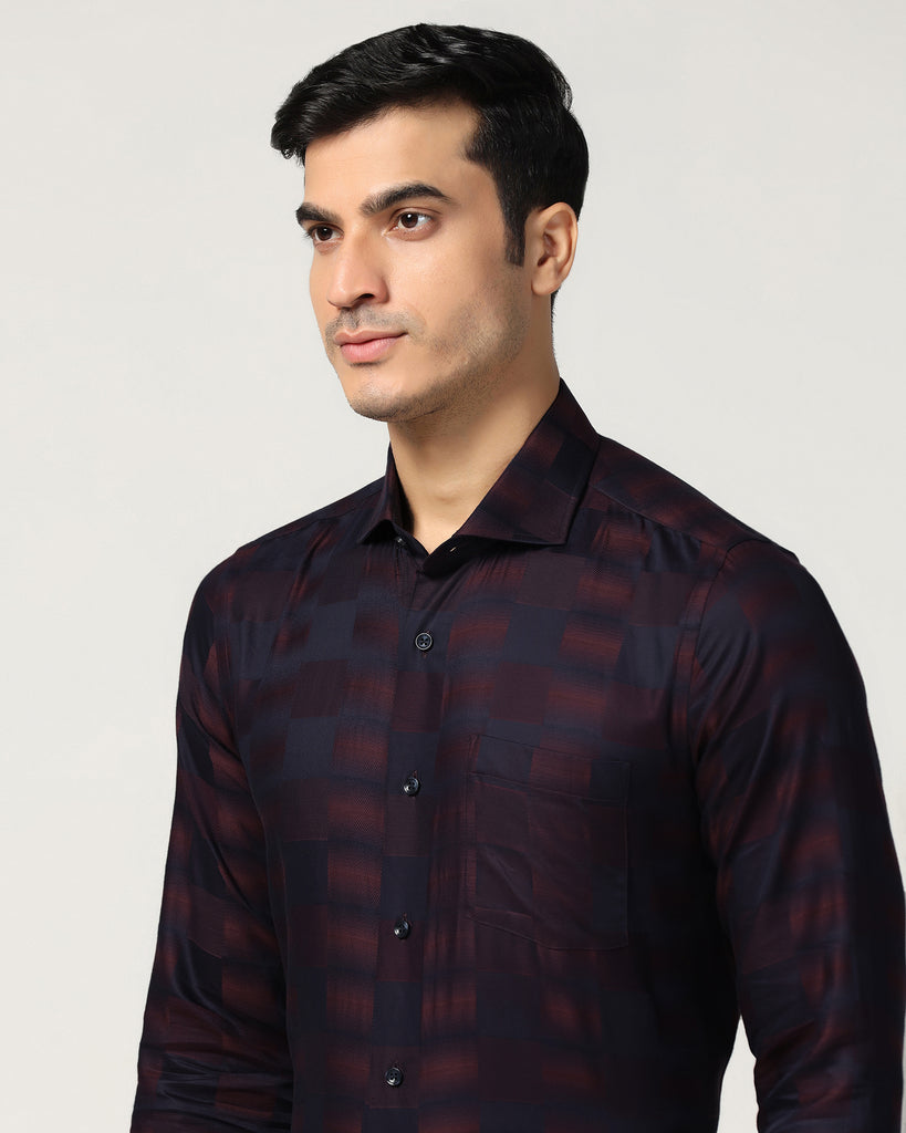 Formal Red Check Shirt - Dakota