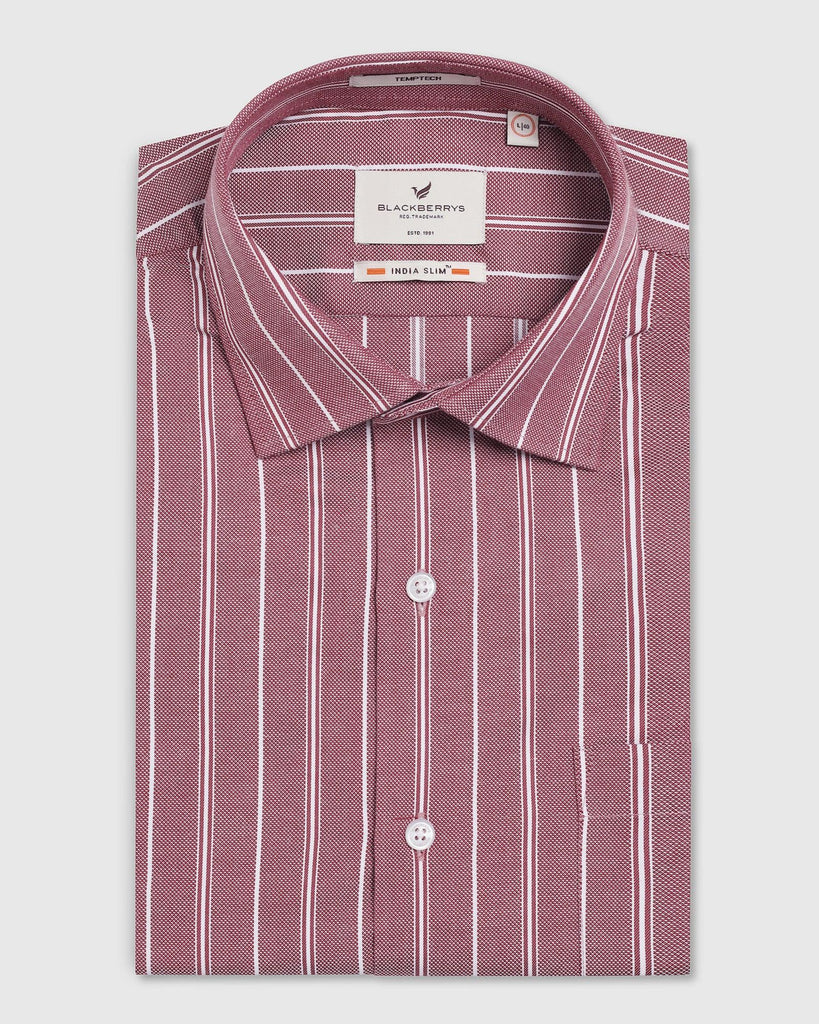 Formal Red Stripe Shirt - Miller