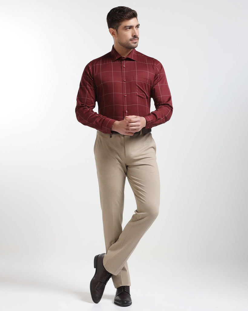 Formal Rust Check Shirt - West