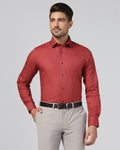Formal Rust Solid Shirt - Retro