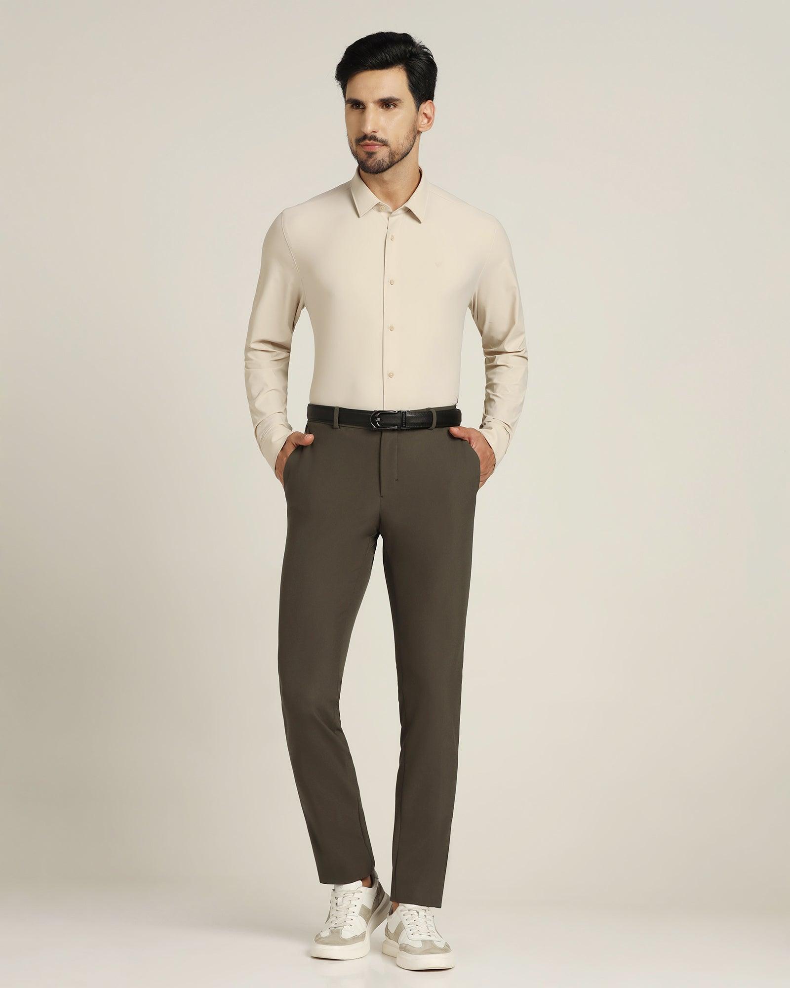 TechPro Formal Shirt In Beige (Zabka) - Blackberrys