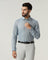 Temp Tech Formal Blue Solid Shirt - Antony