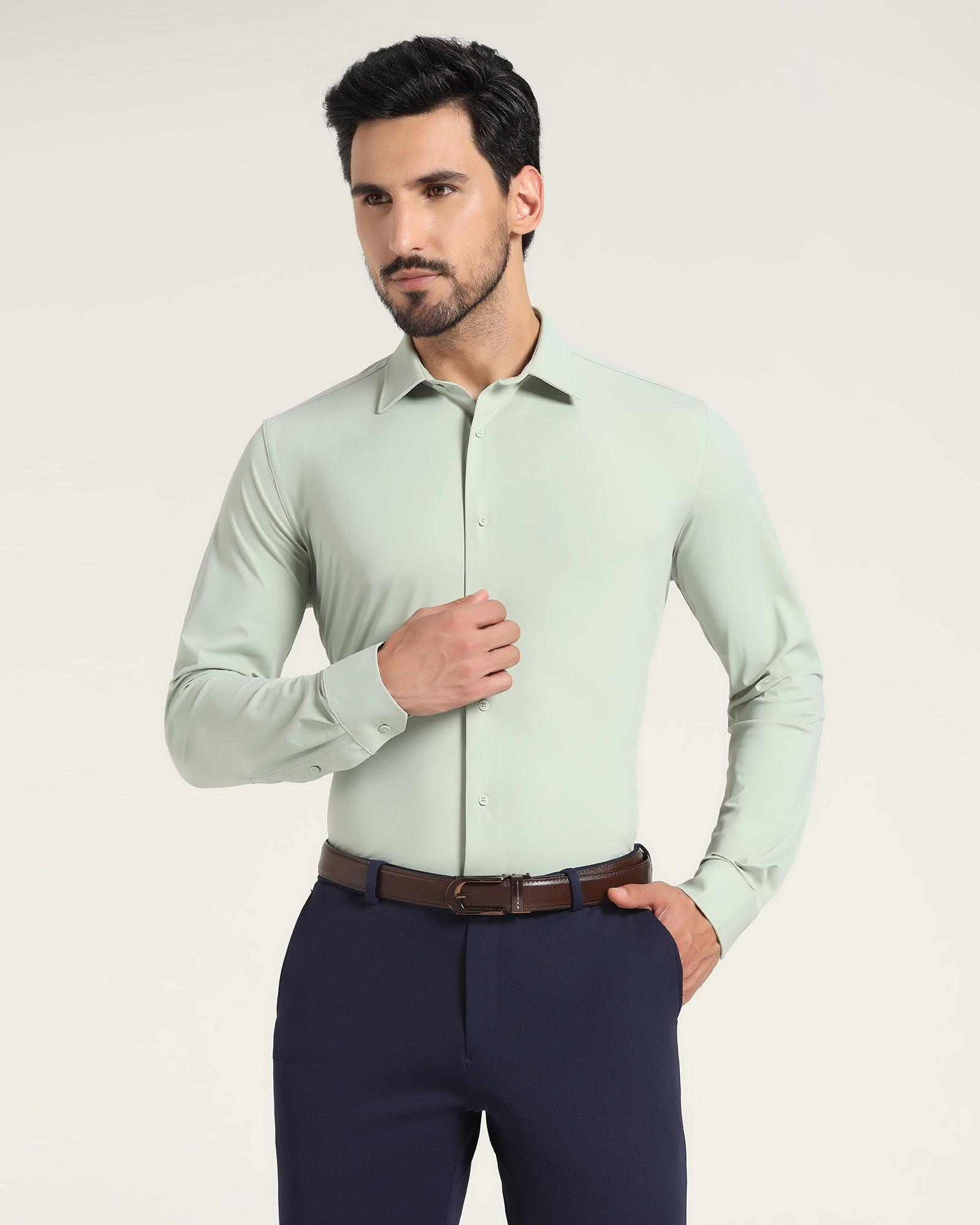 TechPro Formal Shirt In Green (Zabka) - Blackberrys