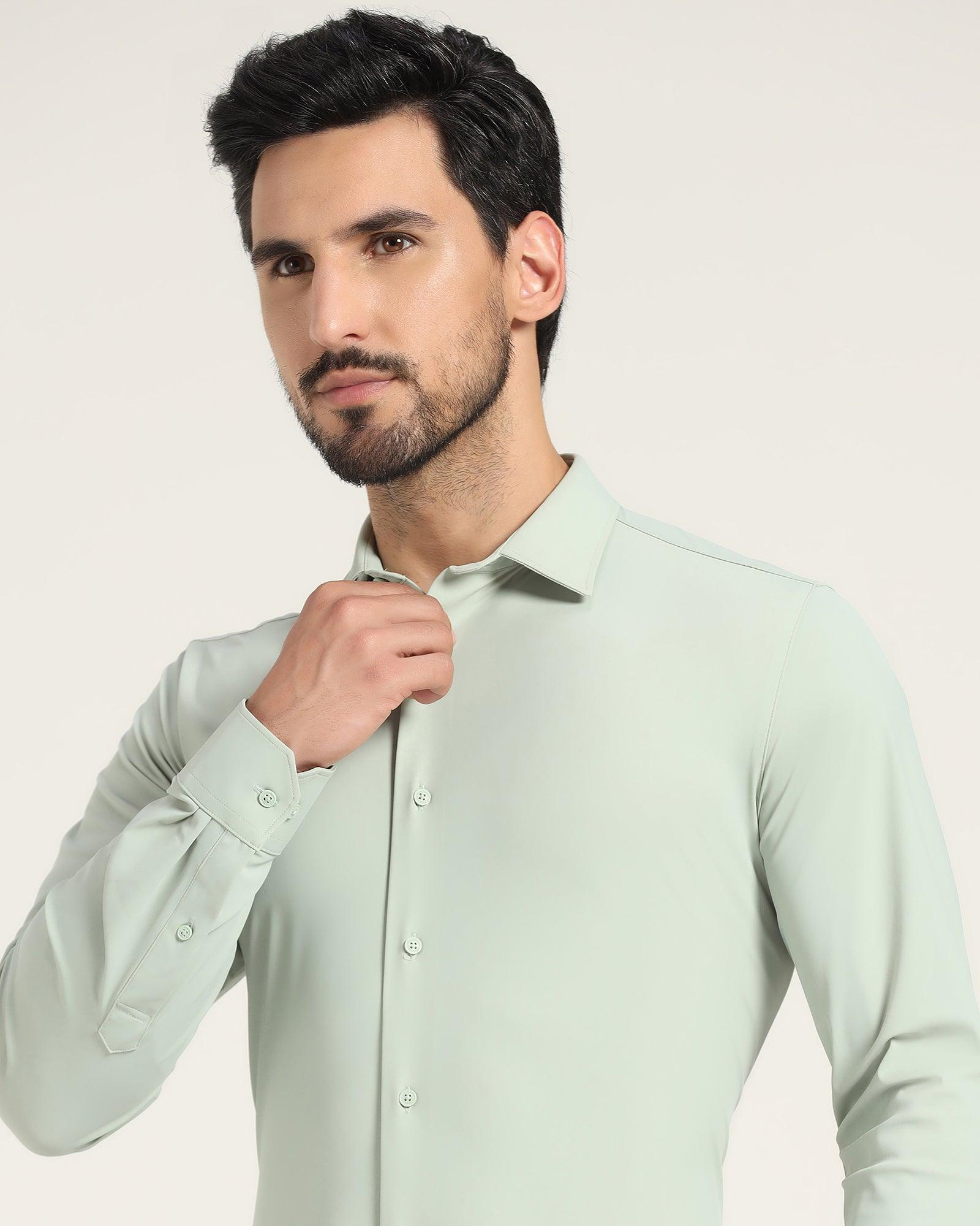 TechPro Formal Shirt In Green (Zabka) - Blackberrys