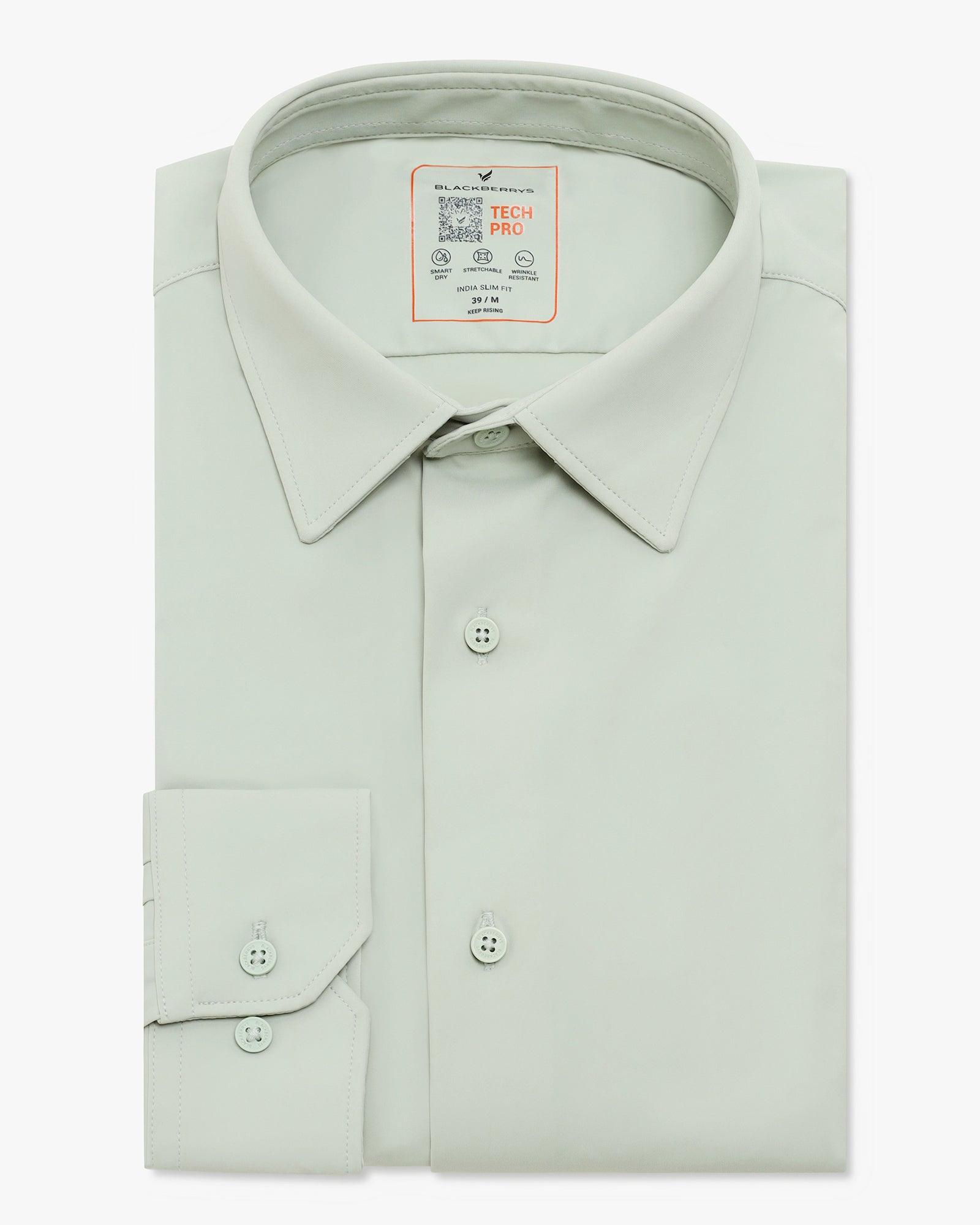 TechPro Formal Shirt In Green (Zabka) - Blackberrys