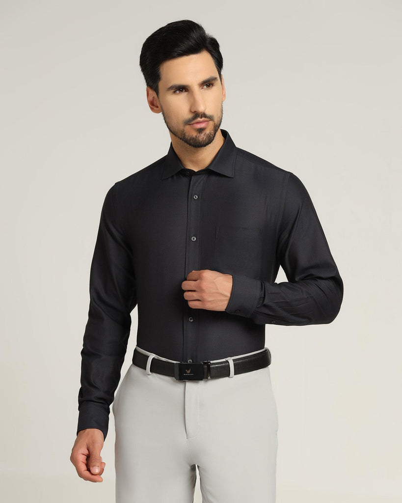 Temp Tech Formal Grey Solid Shirt - Antony