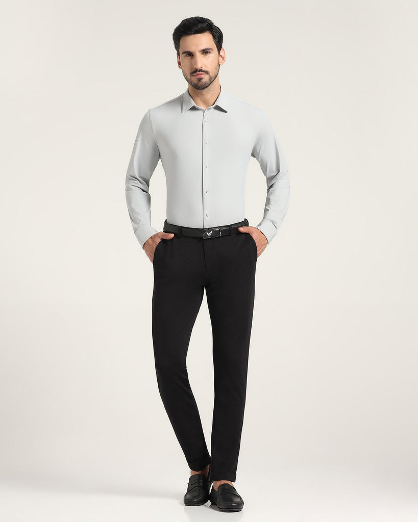 TechPro Formal Grey Solid Shirt - Zabka