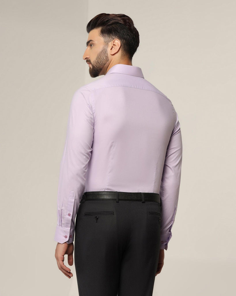 Formal Lilac Solid Shirt - Otto