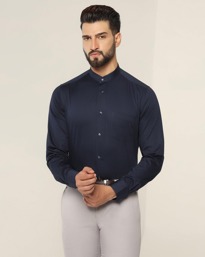 Formal Navy Solid Shirt - Nolen