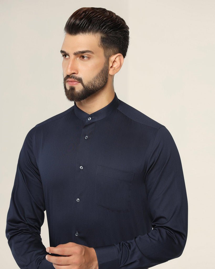 Formal Navy Solid Shirt - Nolen