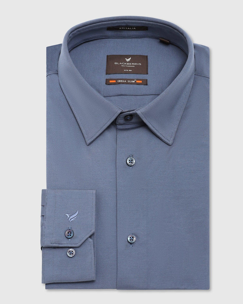 Formal Navy Solid Shirt - Sofok