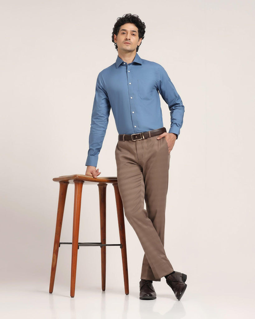 Formal Navy Solid Shirt - Vetro