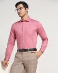 Formal Pink Solid Shirt - Simble - Blackberrys