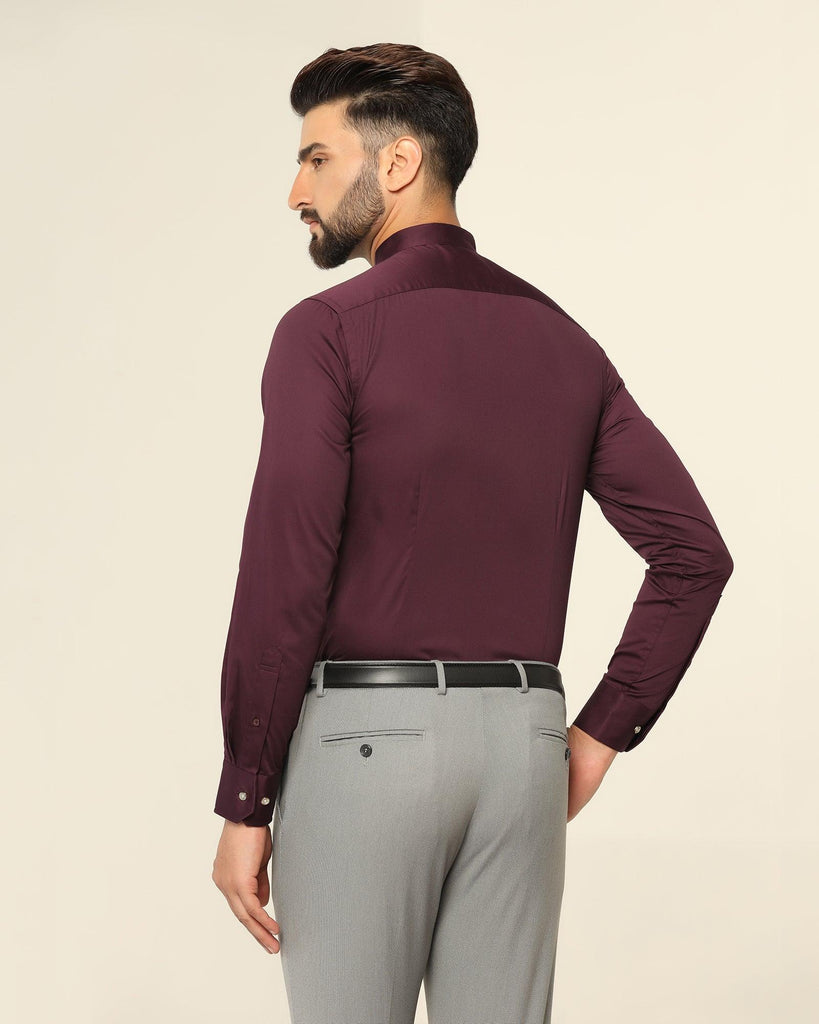 Formal Purple Solid Shirt - Nolen