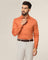 Formal Rust Solid Shirt - Spy