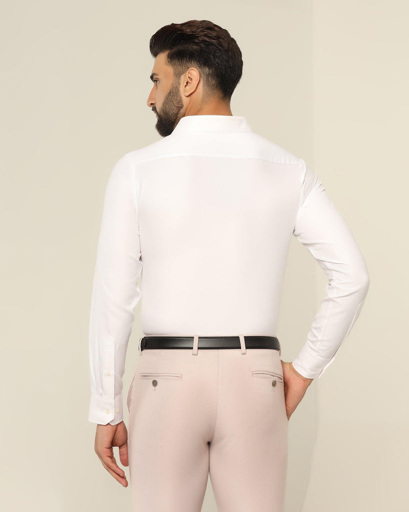 Temp Tech Formal White Solid Shirt - Antony