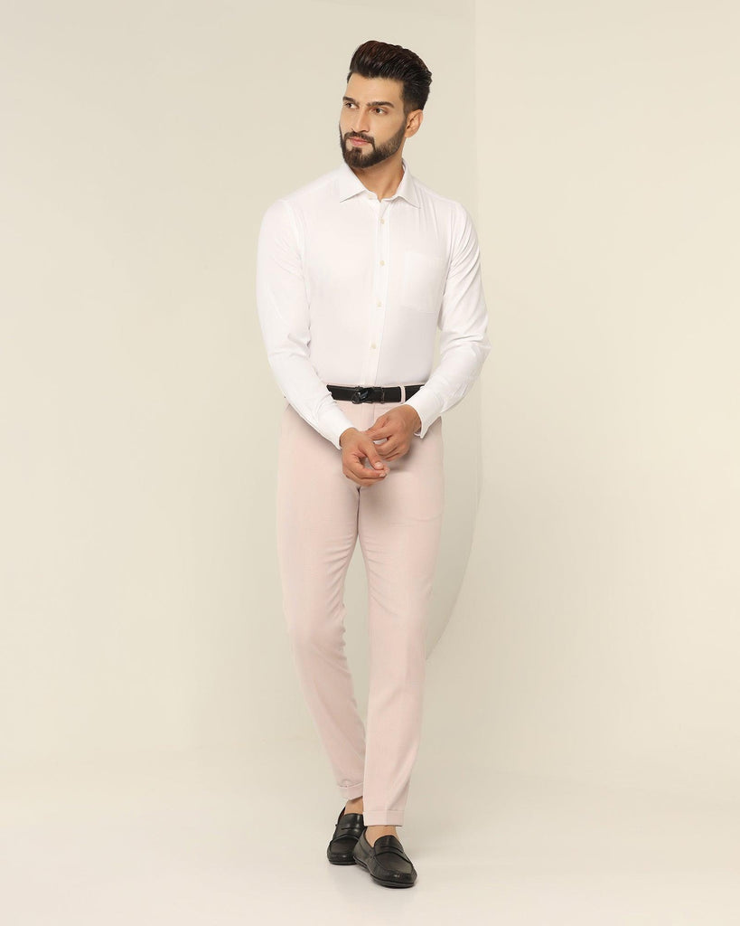 Temptech Formal White Solid Shirt - Antony