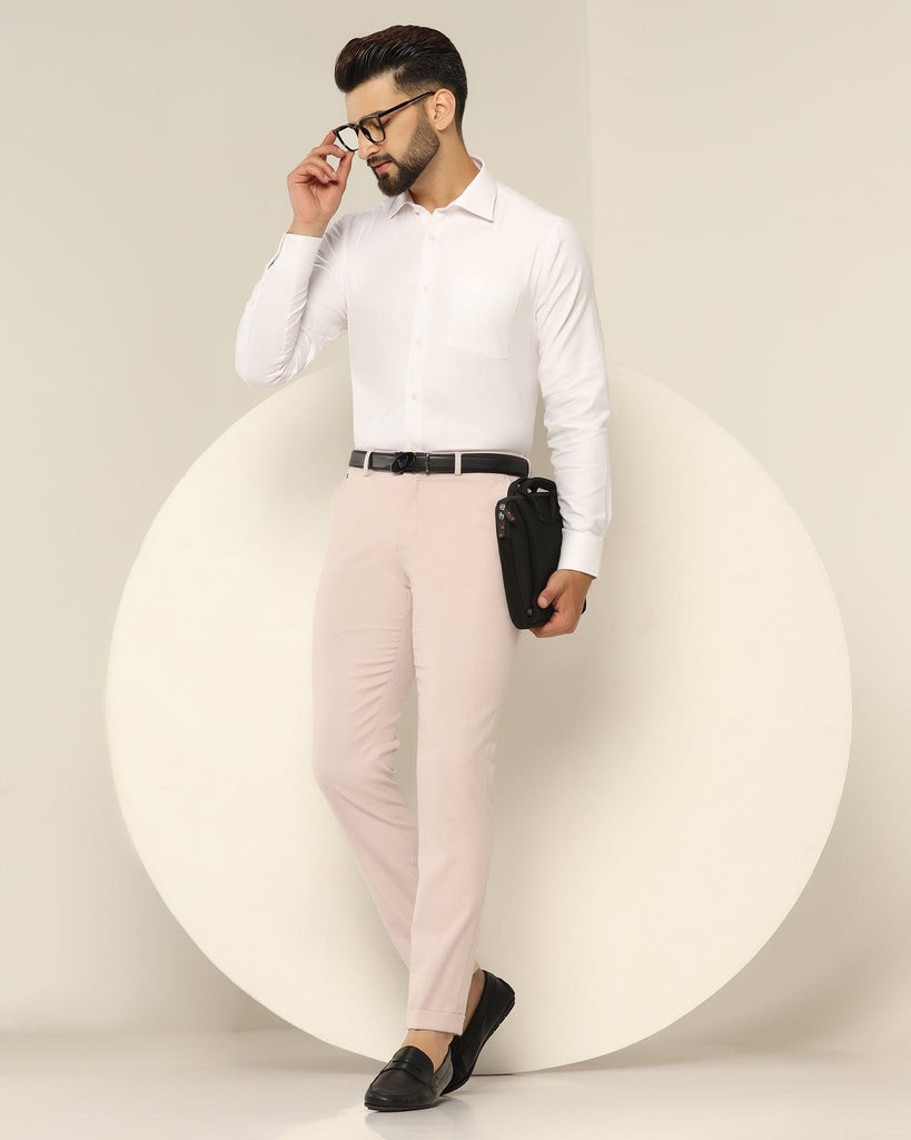 Temp Tech Formal White Solid Shirt - Antony