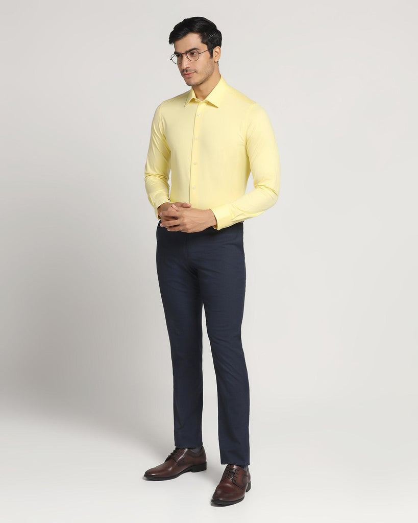 Formal Yellow Solid Shirt - Sofok