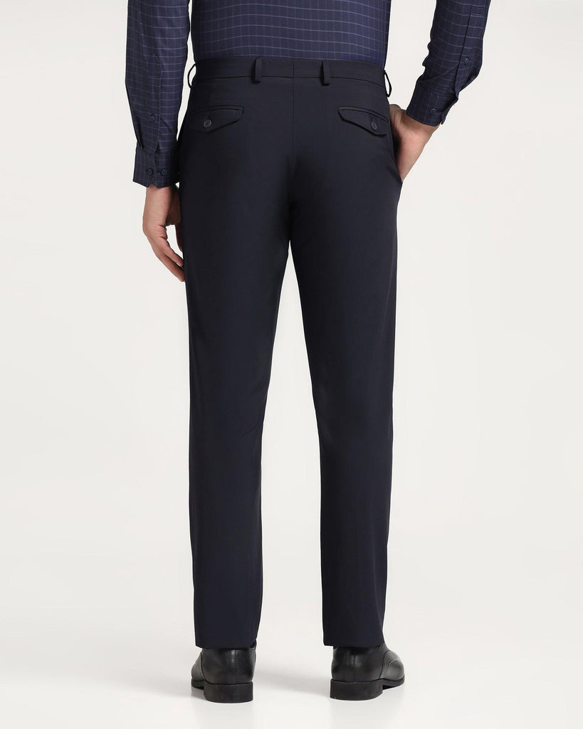 Slim Fit B-91 Formal Black Solid Trouser - Ryuz