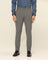 Slim Fit B-91 Formal Grey Solid Trouser - Jonny