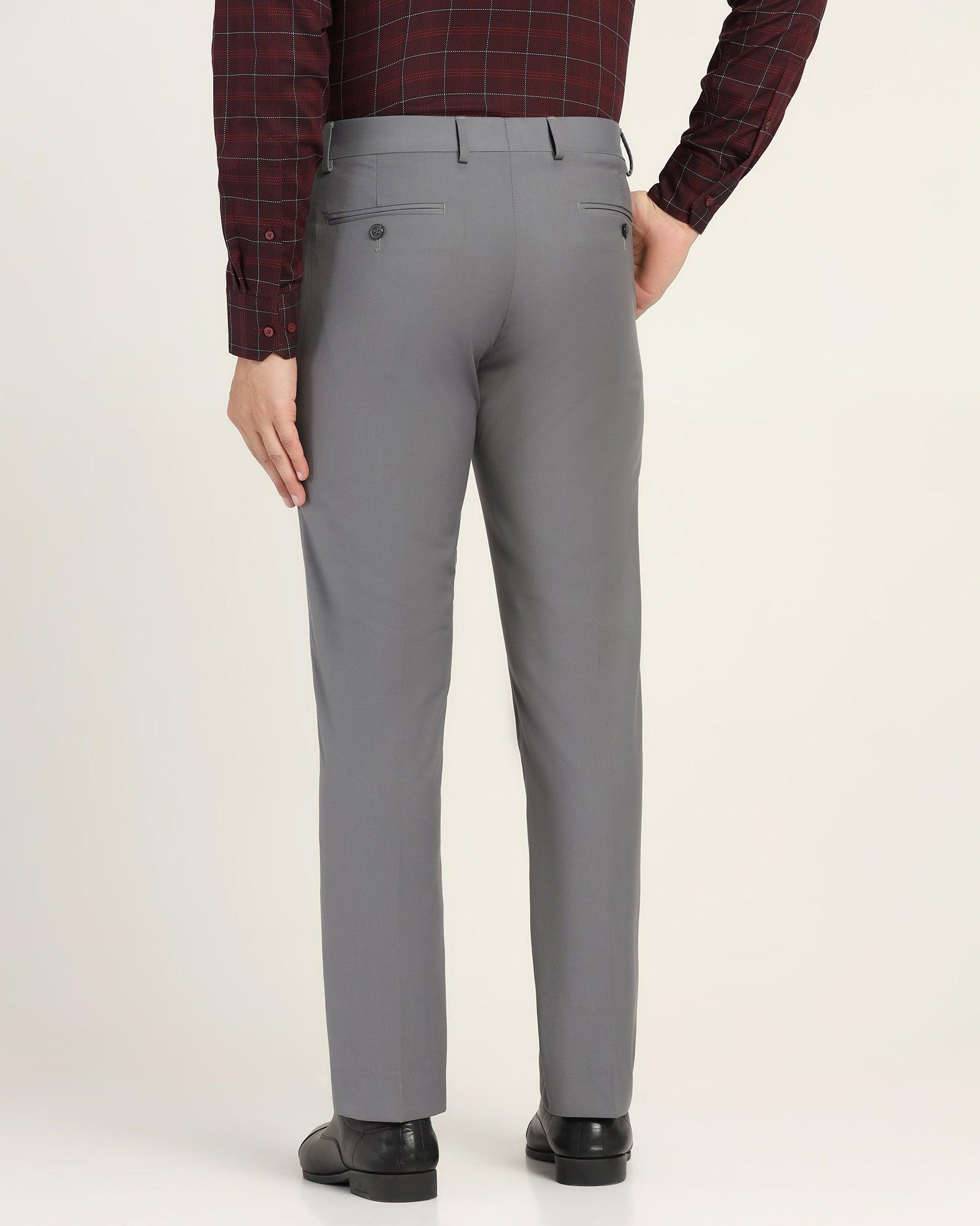 Grey evening trousers best sale